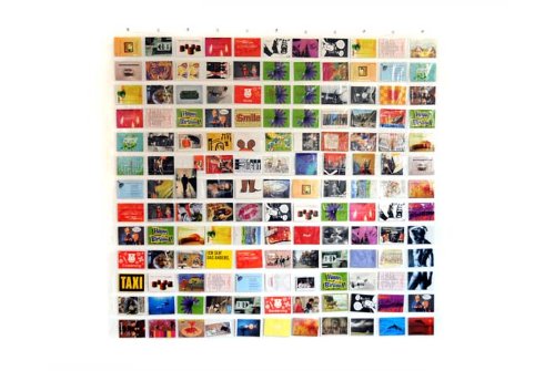 HAB & GUT (DV005) Duschvorhang 180 x 180 cm mit 143 Taschen Phthalate-frei
