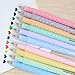 12 PCS - Cute & Lovely Shining Candy Color Ballpoint Pen Stationery