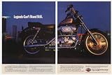 1988 Harley-Davidson Sportster 1200 Photo 2-Page Print Ad