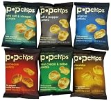 Popchips 6-Flavor Variety Pack, 0.8-Ounce Single Serve Bags (Pack of 24)