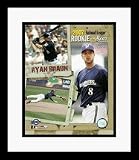Ryan Braun Milwaukee Brewers MLB 2007 NL Rookie of the Year Framed 8 x 10 Photograph