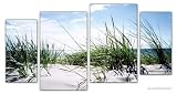 Kunstdrucke Jack Dyrell SOMMER AM STRAND, 100cm x 55cm, 4 Teile