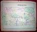 1870 Original D. G. Beers Map Burriville Rhode Island