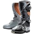 Thor MX Quadrant Women's MotoX Motorcycle Boots w/ Free B&F Heart Sticker Bundle - Black/Grey