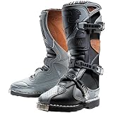Thor MX Quadrant Women's MotoX Motorcycle Boots - Color: Black/Grey, Size: 10