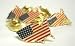 Club Pack of 12 American Flag United States of America Pins #41917