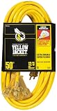 Coleman Cable 2827 50-Feet 12/3-Wire Gauge Cord with 3-Outlet PowerBlock