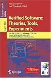 Verified Software: Theories, Tools, Experiments: First IFIP TC 2/WG 2.3 Conference, VSTTE 2005, Zurich, Switzerland, October 10-13, 2005, Revised ... / Programming and Software Engineering)