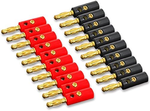 LoMix Fever Banana Speaker Wire Cable Screw Plugs Connector 4MM Audio Lantern Head Speaker Line Accessories