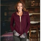 Eddie Bauer Brushed Fleece Cardigan