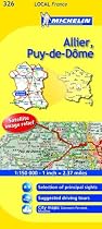 Allier, Puy-de-Dome (Michelin Local Maps)