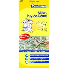Allier, Puy-de-Dome (Michelin Local Maps)