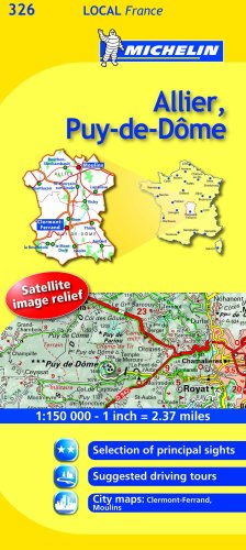 Allier, Puy-de-Dome (Michelin Local Maps)