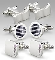3 Pairs of Assorted Cufflinks