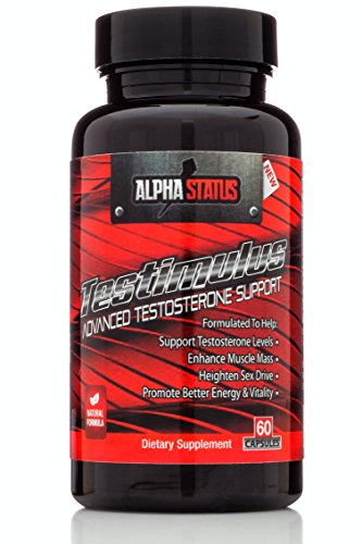 Testimulus Advanced Testosterone Support - Best Testosterone Booster For Men To Stimulate Muscle Growth, Stamina & Libido - 60 Capsules