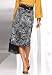 metrostyle Zebra Print Skirt