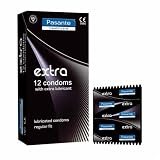 Pasante Healthcare EXTRA CONDOMS - 12 regular fit with extra lubricant