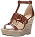 Nine West Women's Jellia Leather Wedge Sandal