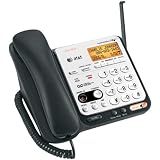 Att Cl84109 Dect 6.0 Corded/Cordless Phone With Answering System