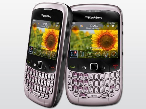Buy Blackberry Curve Gemini 8520 Unlocked Phone with 2MP Camera, Bluetooth and Wi-Fi--International Version (Pink)