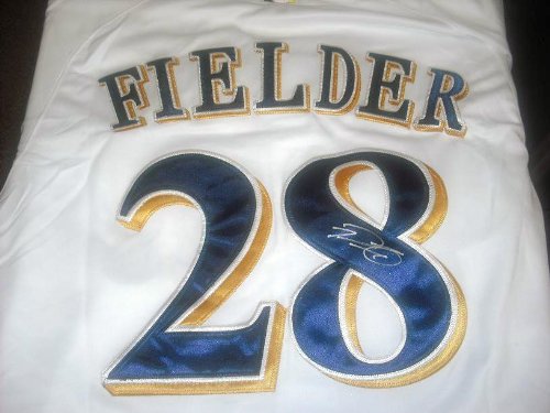 Milwaukee Brewers Prince Fielder Autographed Signed Baseball Jersey