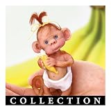 The Ashton-Drake Galleries Just A Little Monkey Business Miniature Monkey Collectible Figurine Collection