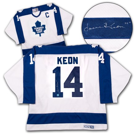 DAVE KEON Toronto Maple Leafs SIGNED Retro Captain Jersey