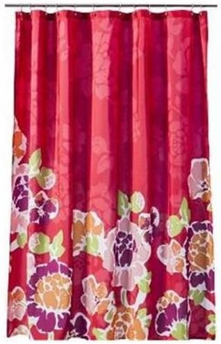 Room Essentials Fabric Vine Shower Curtain (72 x 72) (Pink Floral) by RE ROOM ESSENTIALS