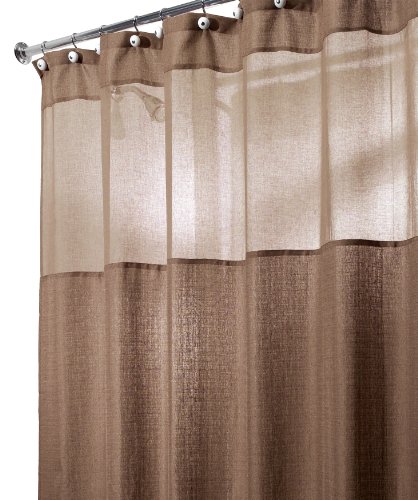 Best Price InterDesign Niko Shower Curtain, Nutmeg