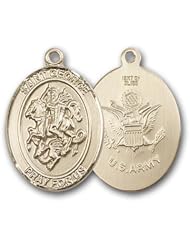 12K Gold-Filled St. George Army Medal