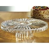 Alexandria Crystal Pedestal Cake Plate