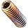 Stainless Steel Set Screw, Hex Socket Drive, Silver Tip (Metric)