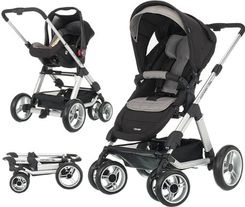 OBaby Condor 6S 2in1 Travel SystemBlack Anthracite