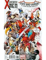 Uncanny X-Men Vol 3 #1 Variant Deadpool 53 State Birds Cover