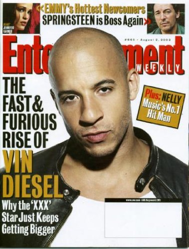 Entertainment Weekly August 2, 2002 Vin Diesel/XXX, Nelly, Bruce Springsteen
