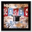 Rodney White Magic Moment - Black Frame 15"x15" Art Print Poster Vintage