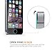 HIPPOX iPhone 5S Screen Protector, iPhone SE Screen Protector [Tempered Glass] 0.2mm Ballistic Glass iPhone 5S / SE / 5C/ 5 Screen Protector Work with Protective Case [Lifetime Warranty]