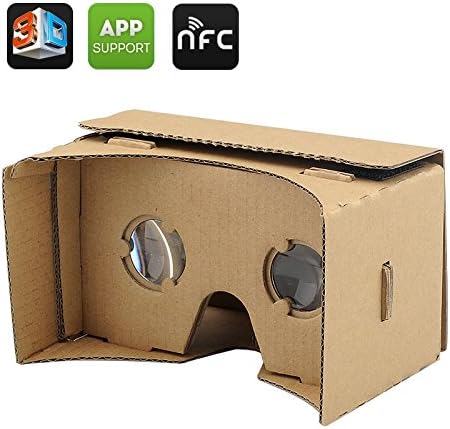 DIY 3D Google Cardboard Glasses - Mobile Phone Virtual Reality 3D Glasses, NFC, For iPhone + Android Phones