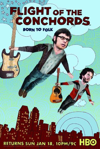 The Flight of the Conchords Poster Movie D 11x17 Jemaine Clement Bret McKenzie Rhys Darby