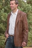 Men's Chapman Western Leather Blazer (Tall)