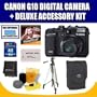 Canon Powershot G10 14.7MP Digital Camera + Deluxe Accessory Kit and Complimentary FREE Exclusive Super Deal Micro Fiber Lens Cleaning Cloth