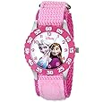 Disney Kids' W000970 Frozen Snow Queen Watch with Pink Nylon Band