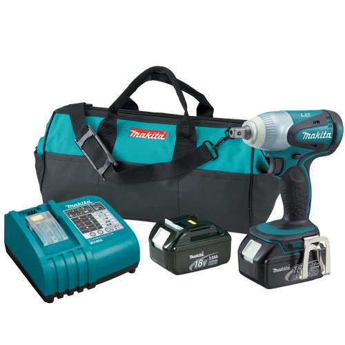 Makita BTW251 18Volt 12Inch LXT LithiumIon Cordless Impact Wrench Kit