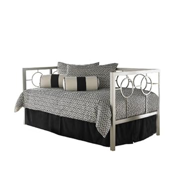 Fashion Bed Group Astoria Champagne Metal Daybed with Link Spring