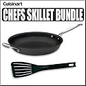 Cuisinart 62230H Chefs Classic Nonstick Hard Anodized 12 Inch Skillet With Helper Handle + Kit
