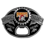 Pittsburgh Pirates Metal Belt Buckle Beer Bottle Opener