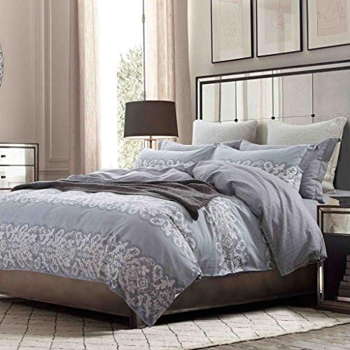 Maximize YFP-112 4-Piece Bed Sheet Set, 100% Pure Cotton with 200 Thread Count, Twill Woven, Printed Paisley Patterns, Wrinkle, Fade &amp; Stain Resistant, King Size
