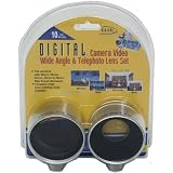 Digital Concepts Camera & Video Telephoto & Wide Angle Lens Set, Fits 46mm, 49mm, 52mm, 55mm & 58mm Lens Threads.