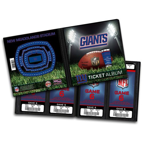 NFL New York Giants Ticket Album