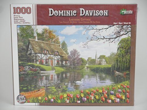 Dominic Davison Lakeside Cottage 1000 Puzzle by Dominic Davison